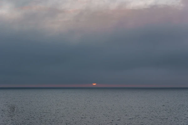 Sonnenuntergang über dem Meer