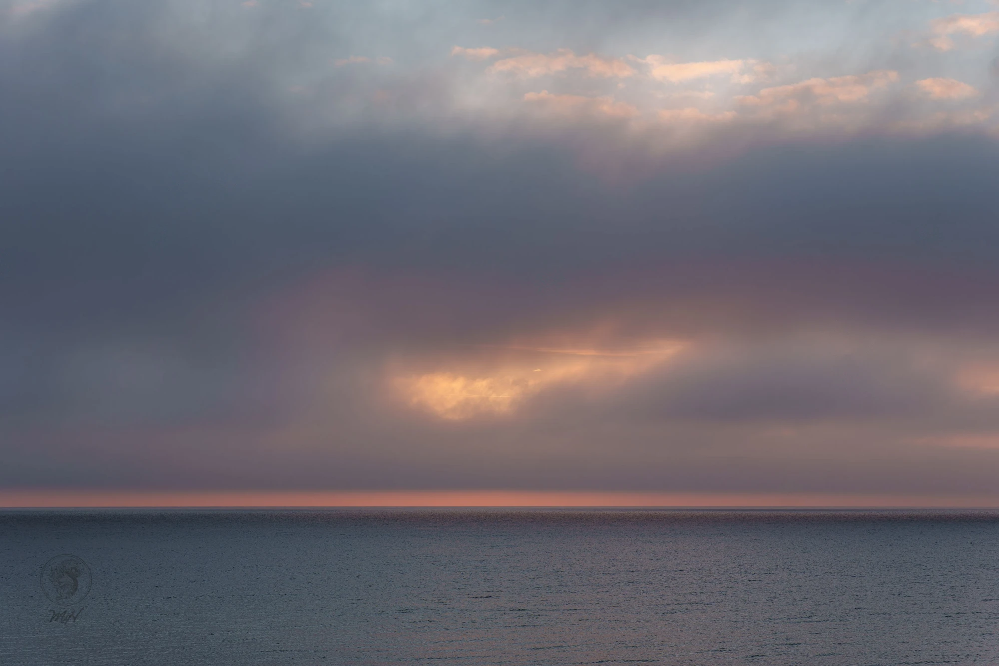 Sonnenuntergang über dem Meer