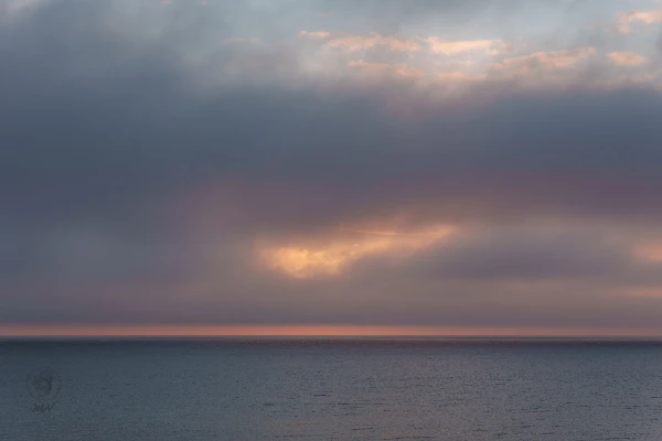 Sonnenuntergang über dem Meer